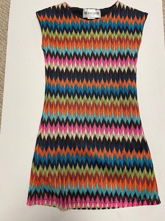 Bright Zig Zag Sheath Dress