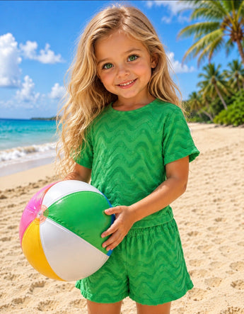 Kelly Wave Terry Top/Short Set