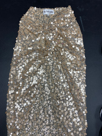 Gold Sequins Sarong