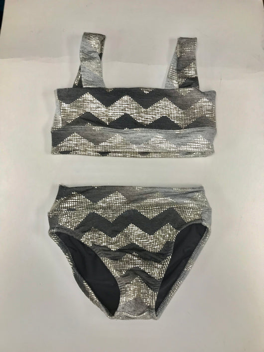 Black Zig Zag Bandeau Bikini