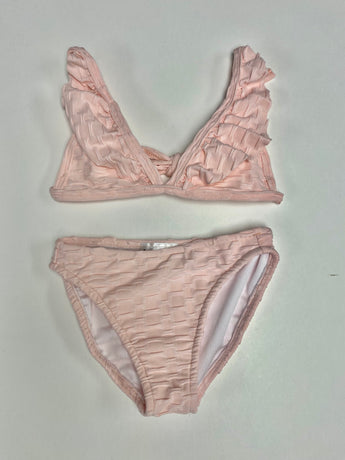 Petal Honeycomb Ruffle Bikini