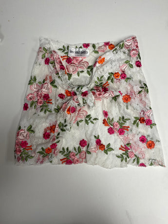 Lace Floral Short Sarong