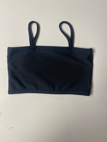Black Crop Bandeau