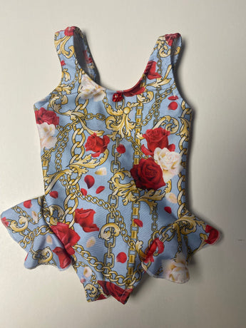 Chain Rose Infant Ruffle Suit