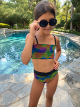 Disco Fever Bandeau Bikini