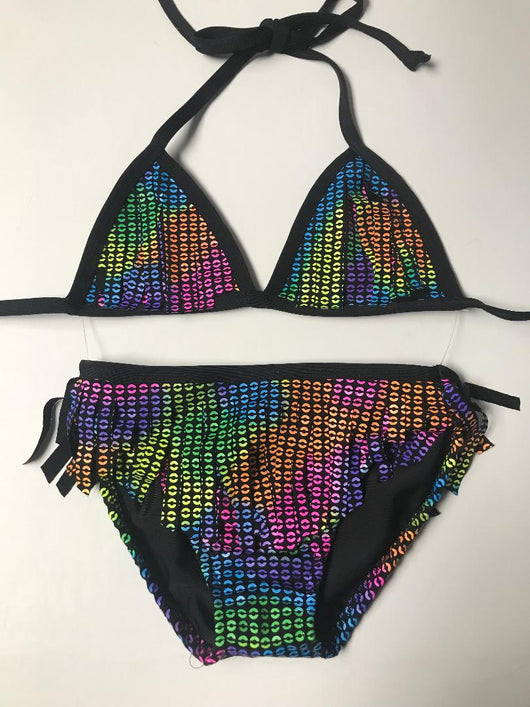 Disco Fever Fringe Bikini