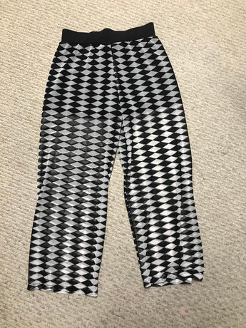 Illusion Black Argyle Resort Pant