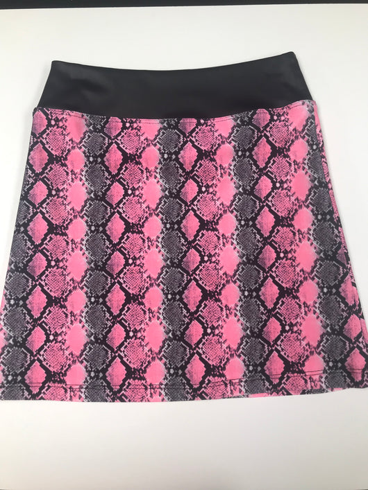 Pink Cobra Banded Skirt