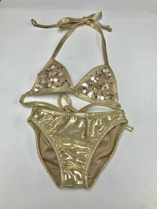 Gold Sequins Bikini