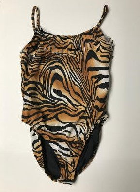 TIGER FRINGE 1PC TANKSUIT