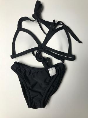 Black White Bikini/ White Square