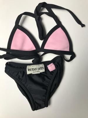 Pink Black Bikini/Pink Square