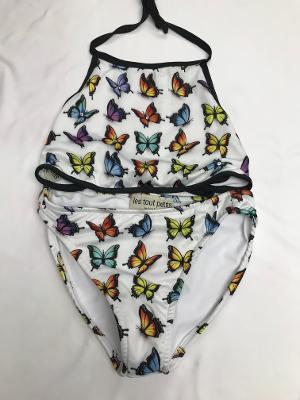 White Butterfly Halterkini Stones