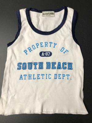 WHITE /NAVY PROPERTY TANK TOP