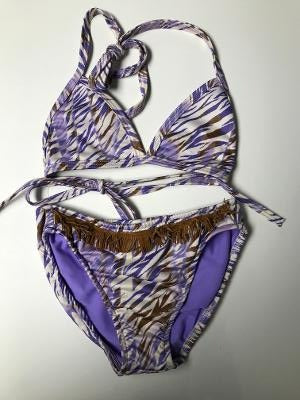 Lavender Tiger Bikini/Trim
