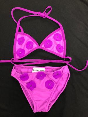 Pink Berry Flower Bikini