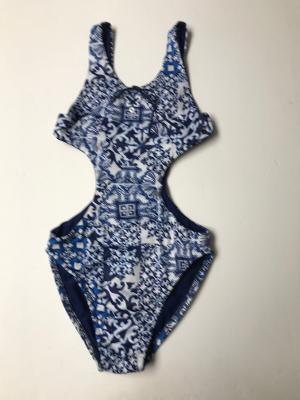 Figi Paisley Lace Up Monokini