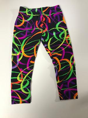 Black Neon Streamers Infant Legging