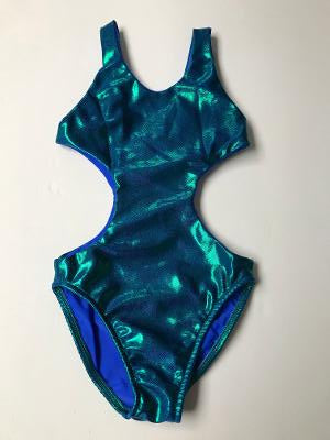 EMERALD METALLIC FOIL MONOKINI