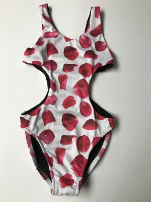 ROSE PEDAL MONOKINI STONES
