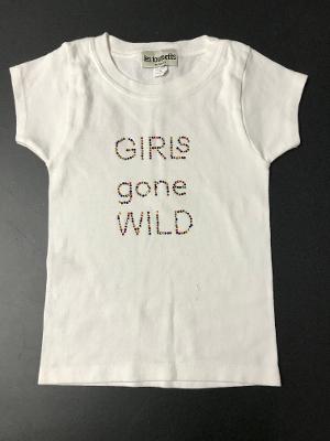 WHITE GIRLS S/S TOP