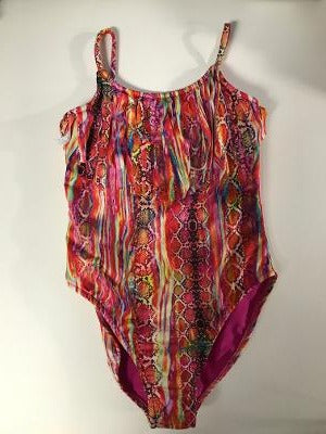 Pink Cobra Fringe Tanksuit