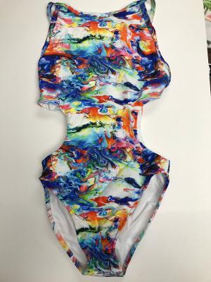 Kaleidoscope High Neck Monokini