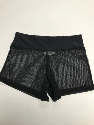 Black Net Sheer Short