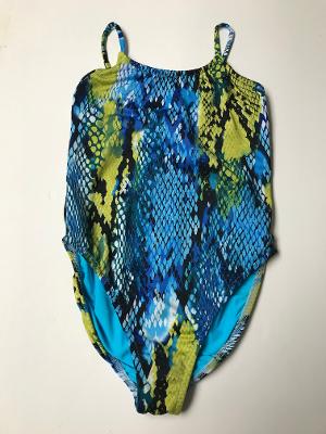 BLUE SNAKE 1PC TANKSUIT