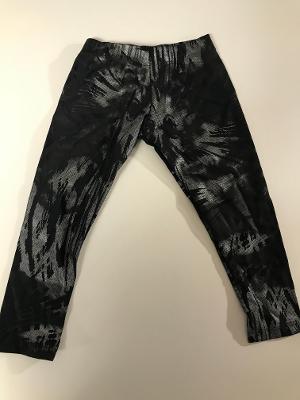 Black/Silver Brushstroke Infant Legging