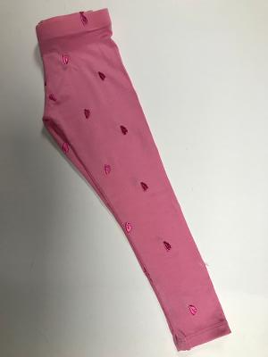 Pink stitch heart legging