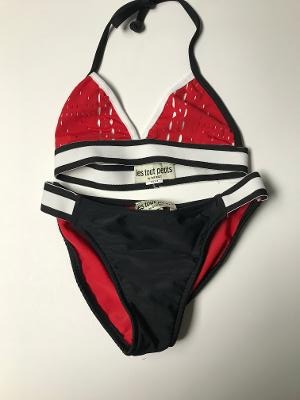 Red Mesh Athletic Bikini