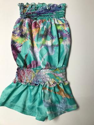 SMOCKED ROMPER SEA REEF