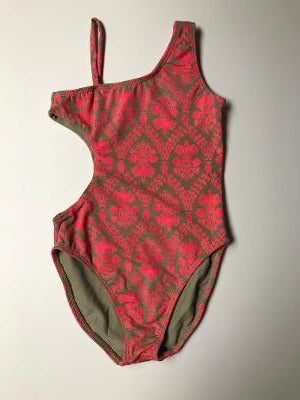 Coral Figi 1 Shoulder Monokini