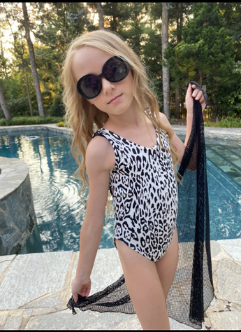 Cougar Criss Cross Back Tanksuit