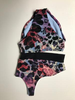 Berry Leopard Angle Suit
