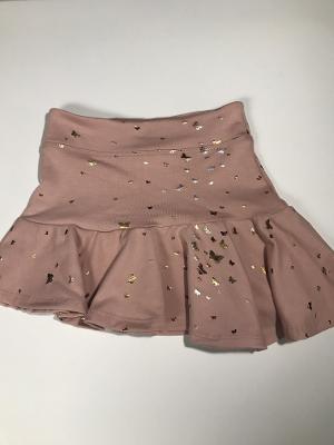 Blush Butterfly Assymetrical Skirt