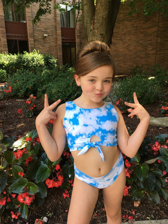 CLOUDS HIGH WAIST KNOT BIKINI