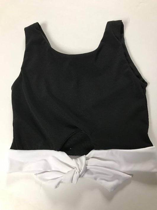 KNOT TOP BLACK/WHITE