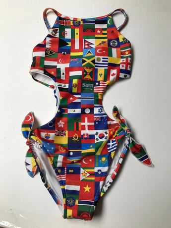 YACHT CLUB HIGH NECK MONOKINI TIES
