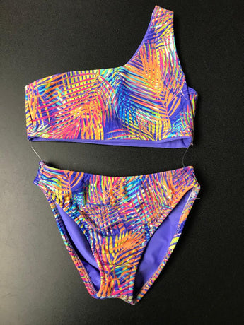 RAINBOW PALM 1 SHOULDER BIKINI