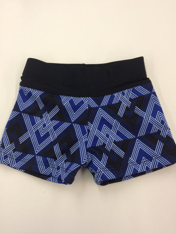BOYS TODDLER SWIM TRUNK BLUE ARROWS/BLACK