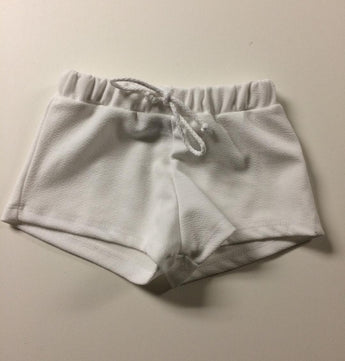 White Texture Short