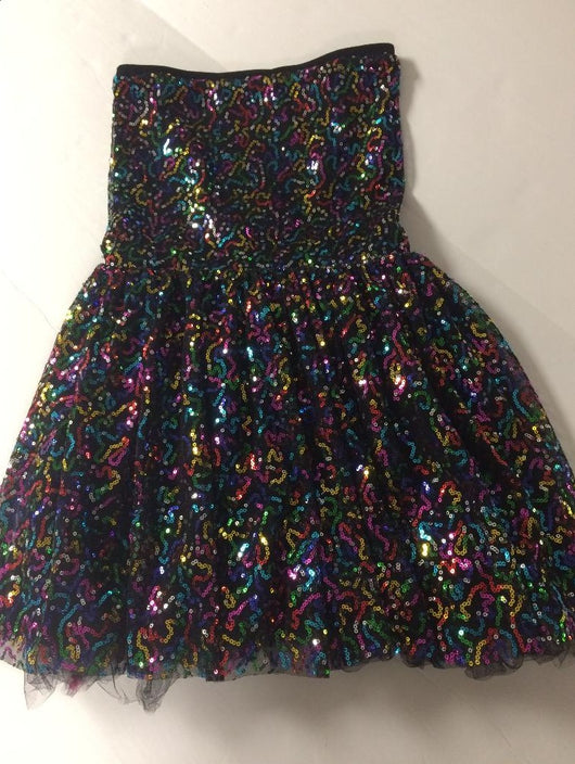 Fireworks Multi Sequins Party Dress