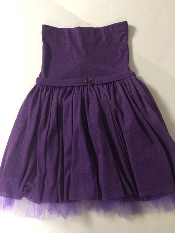 Grape Glitter Party Dress