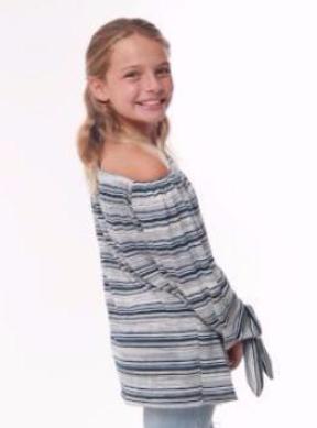Denim Strip Gigi Top