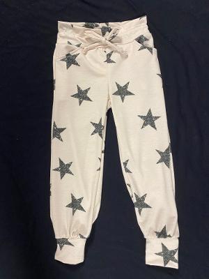 Ivory Black Star Track Pant