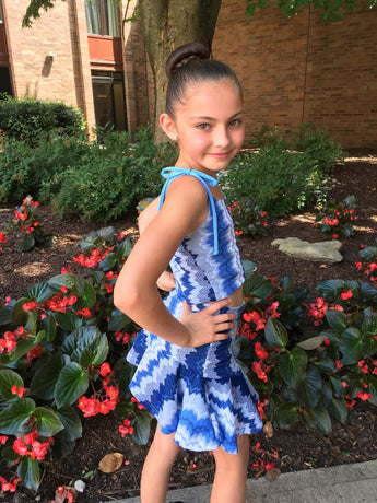 OCEAN ZIG ZAG SKIRT SETS