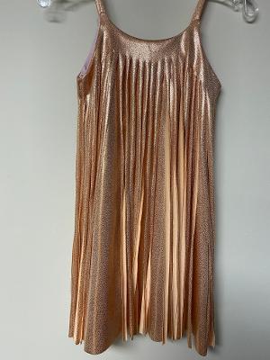 Rose Gold Cut Fringe Dress