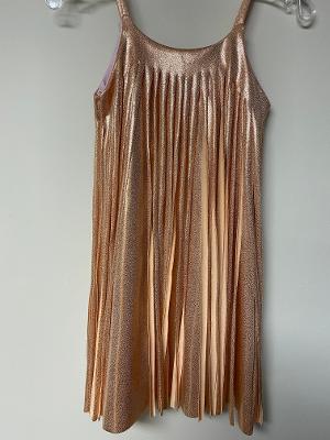 Rose Gold Cut Fringe Dress Les Tout Petits Rose Gold Cut Fringe Dress Les Tout Petits